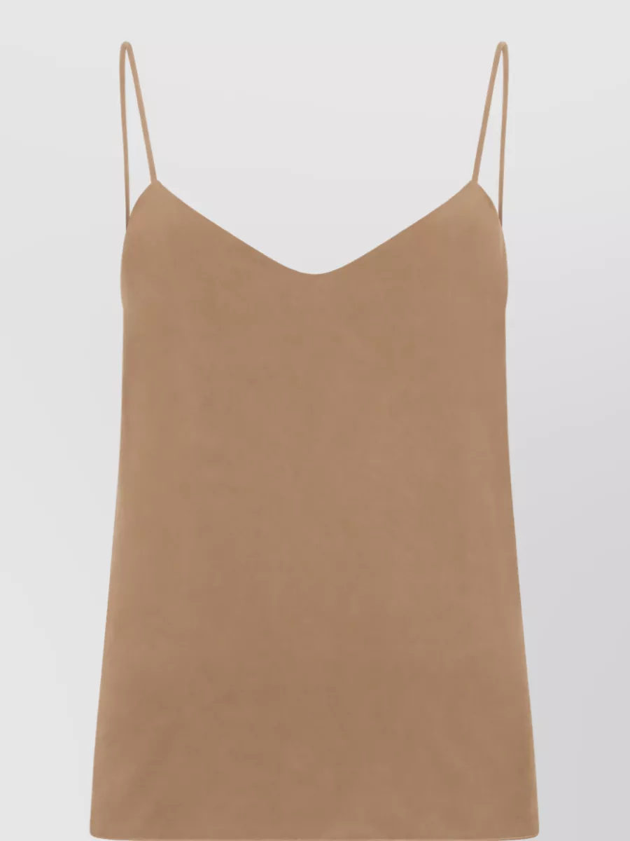 Max Mara Silk v-neck sleeveless camisole