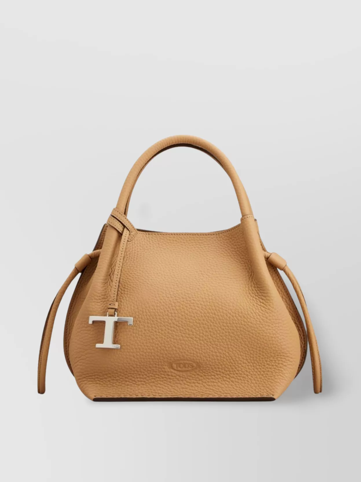Tod's Leather Textured Tote Bag With Adjustable Strap