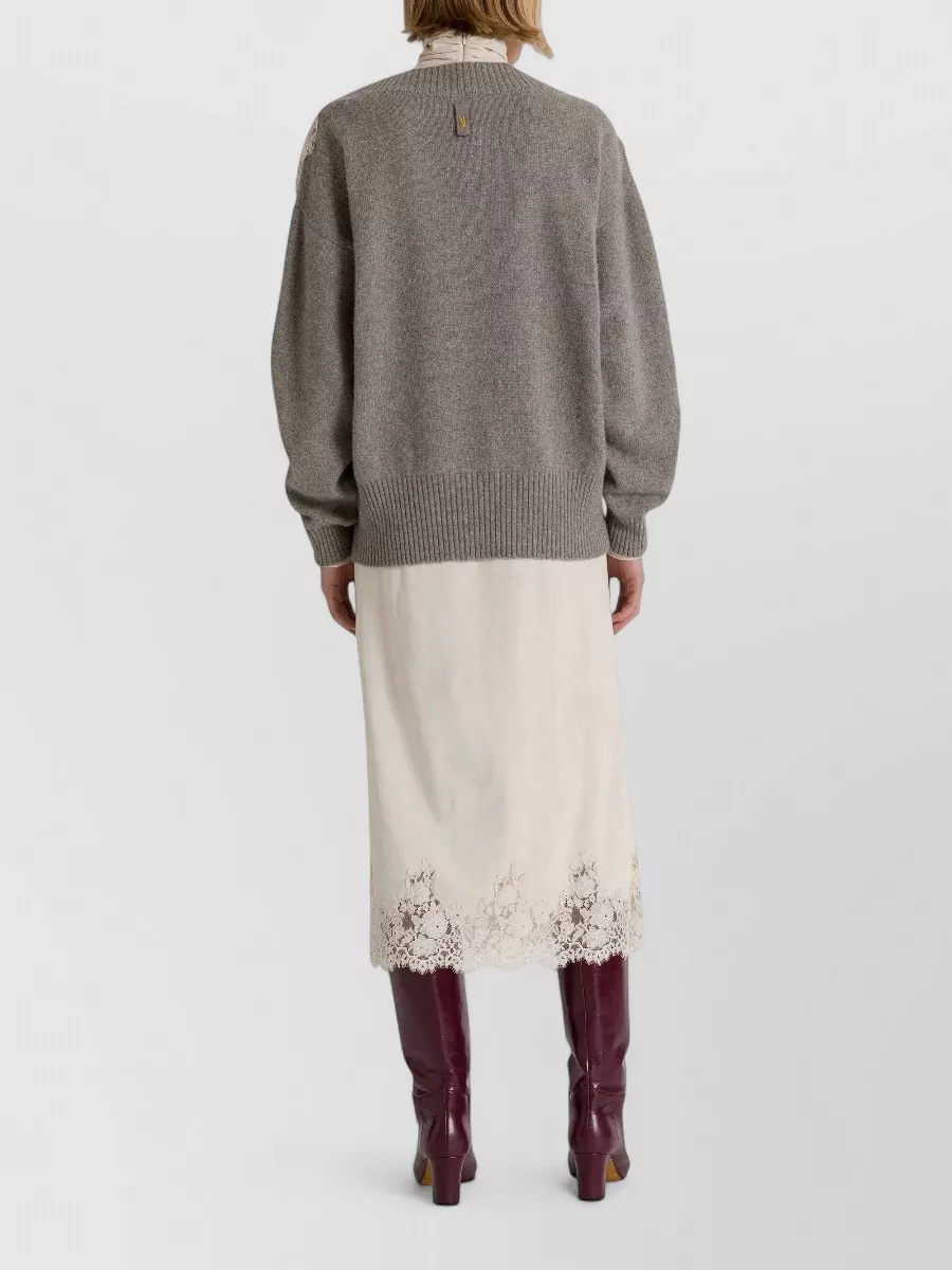 Alberta Ferretti Cashmere Wool Sweatshirt