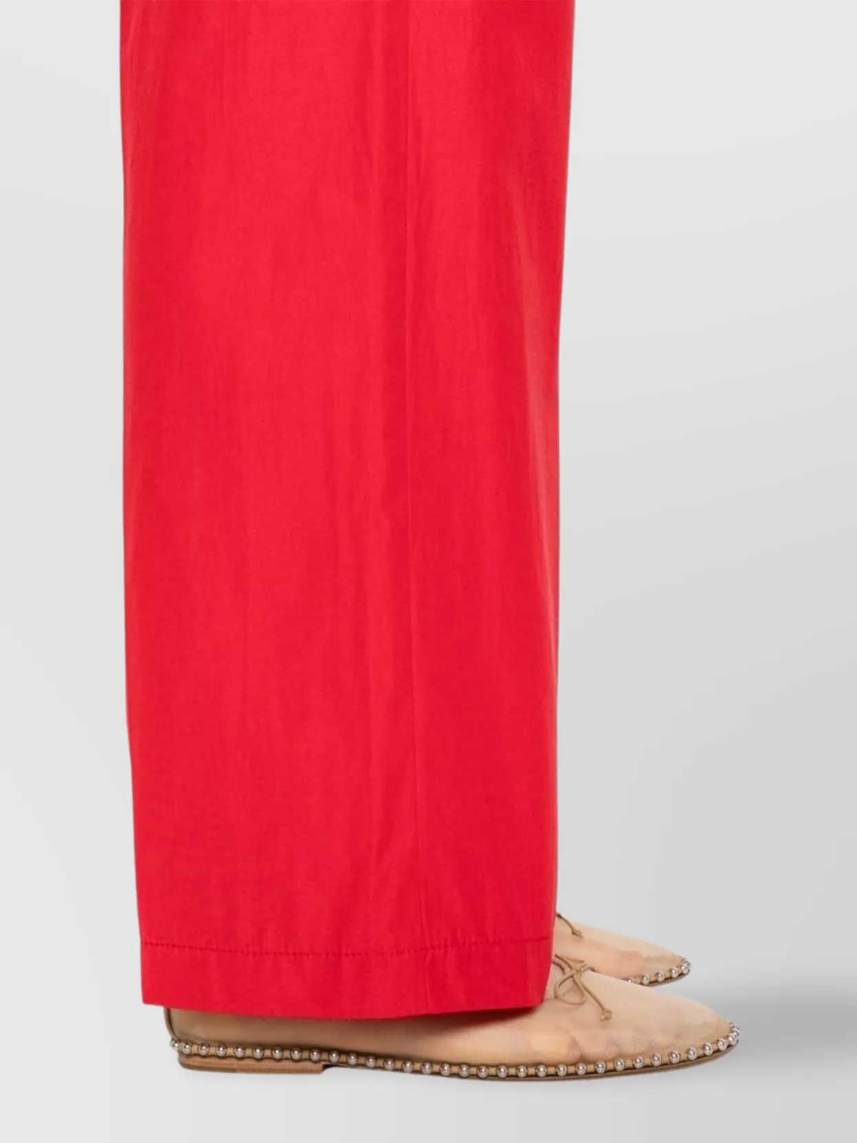 Forte Forte Wide Leg Trousers With Rear Elasticated Waistband