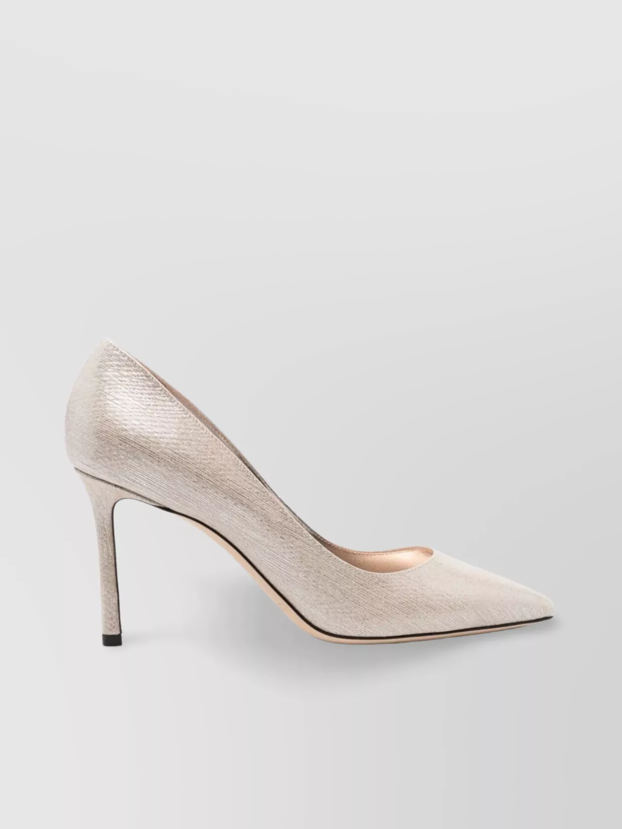 Jimmy Choo Lamé Fabric Pointed Toe Pumps