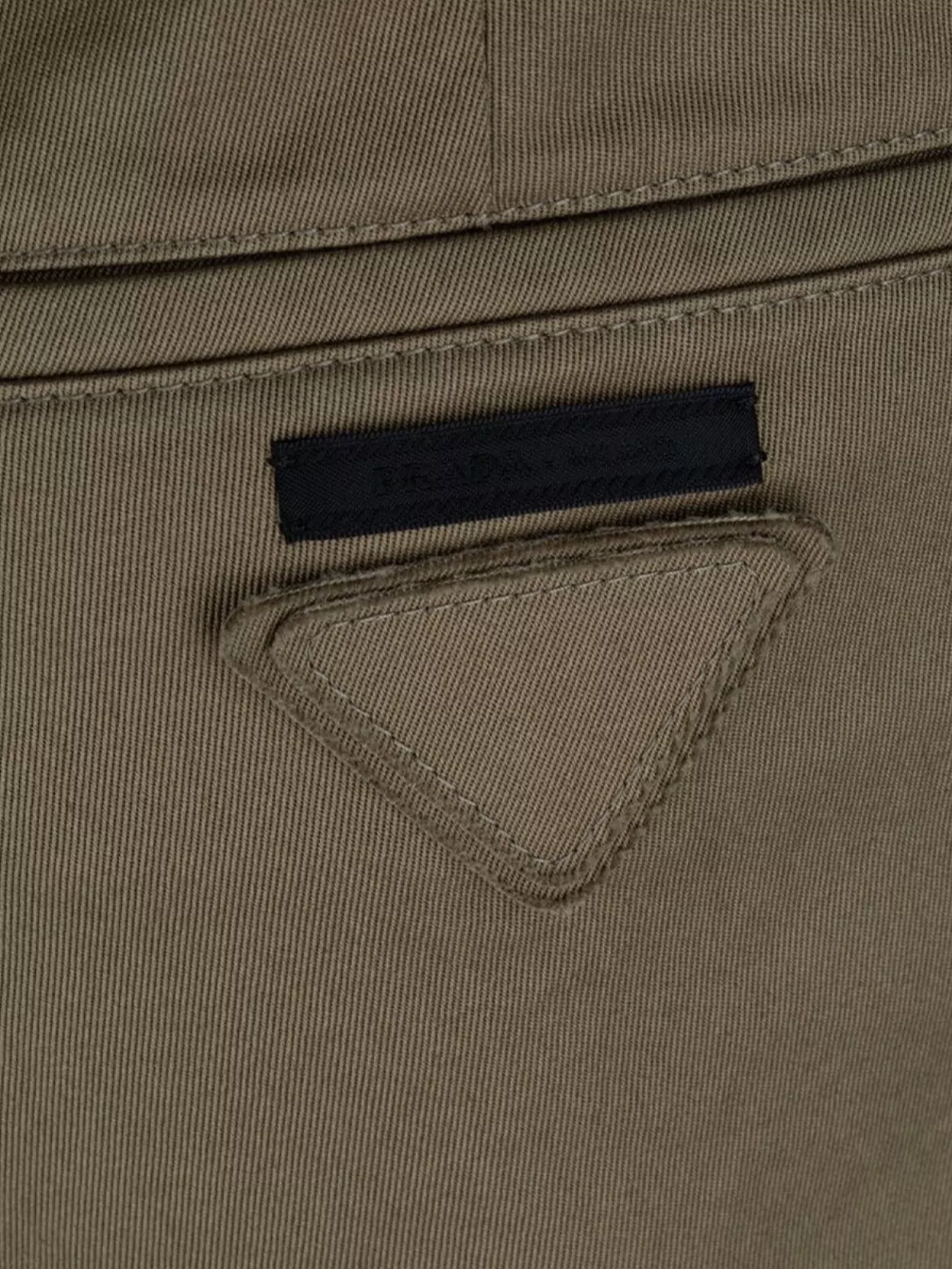 Prada Trousers With Back Pocket And Belt Loops