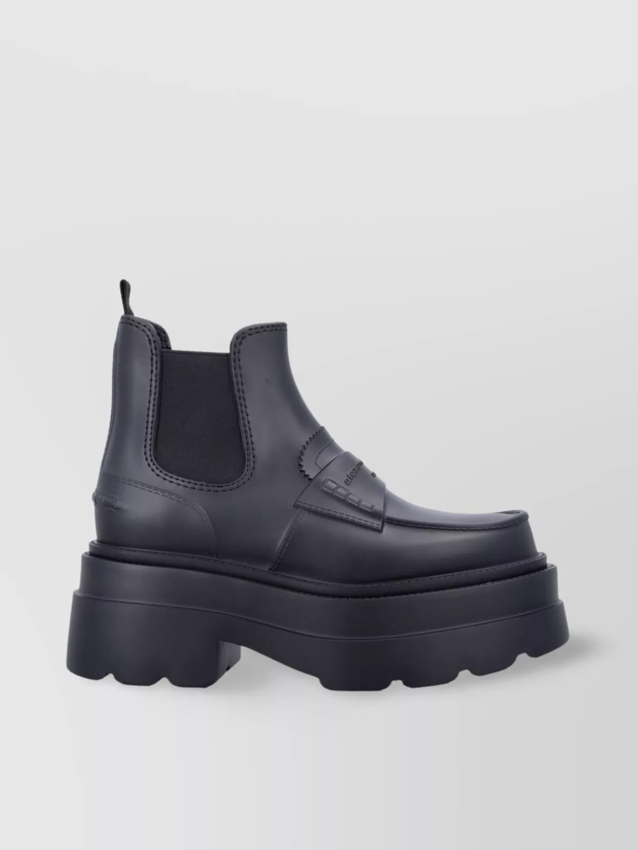 Alexander Wang Chunky Platform Rain Boots With Elasticated Panels