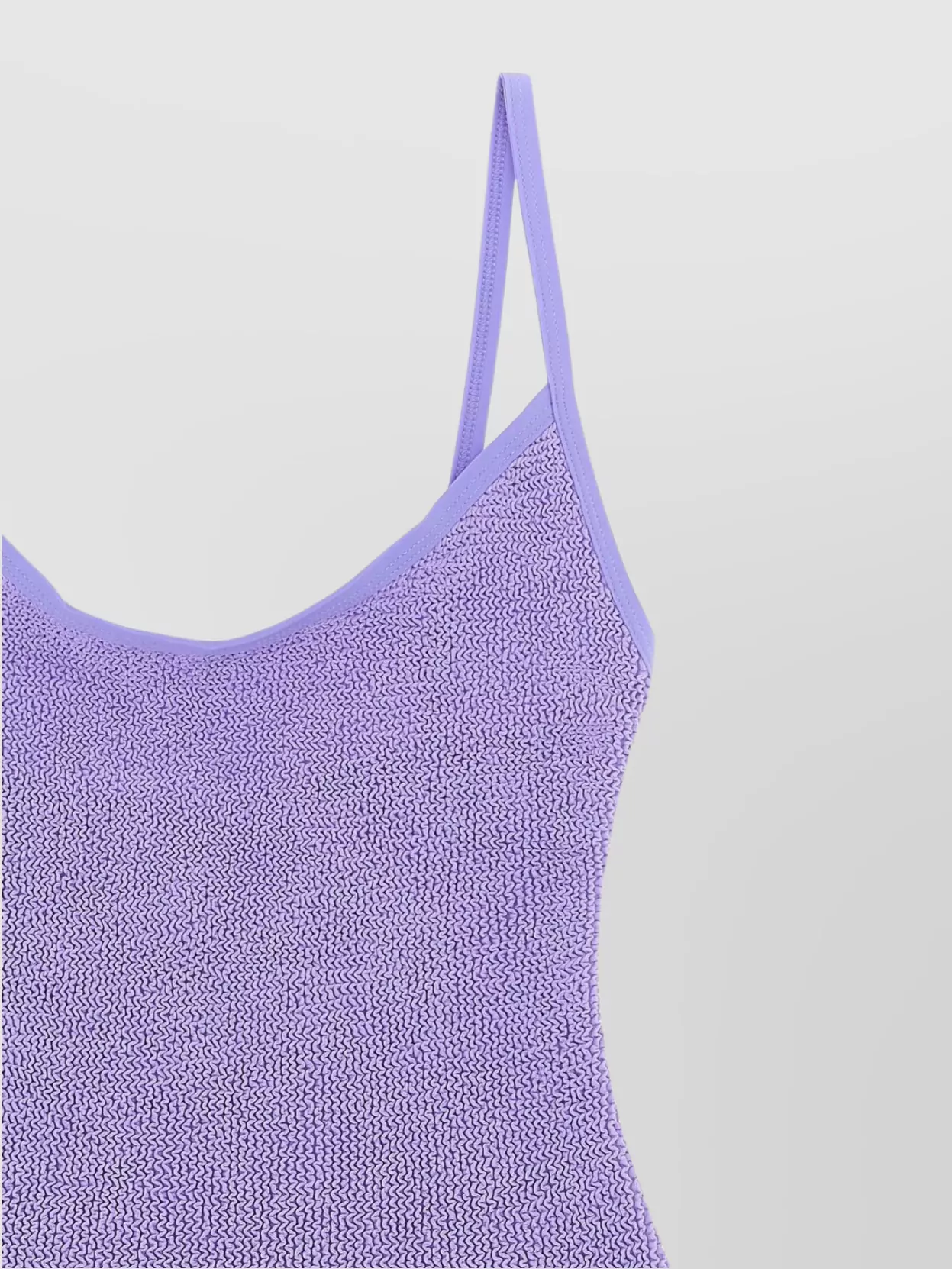 Hunza G 'Pamela' High-Cut Leg Swimsuit With Textured Fabric