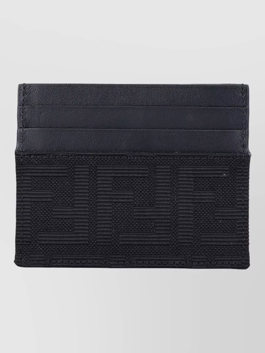 Fendi Leather Card Holder