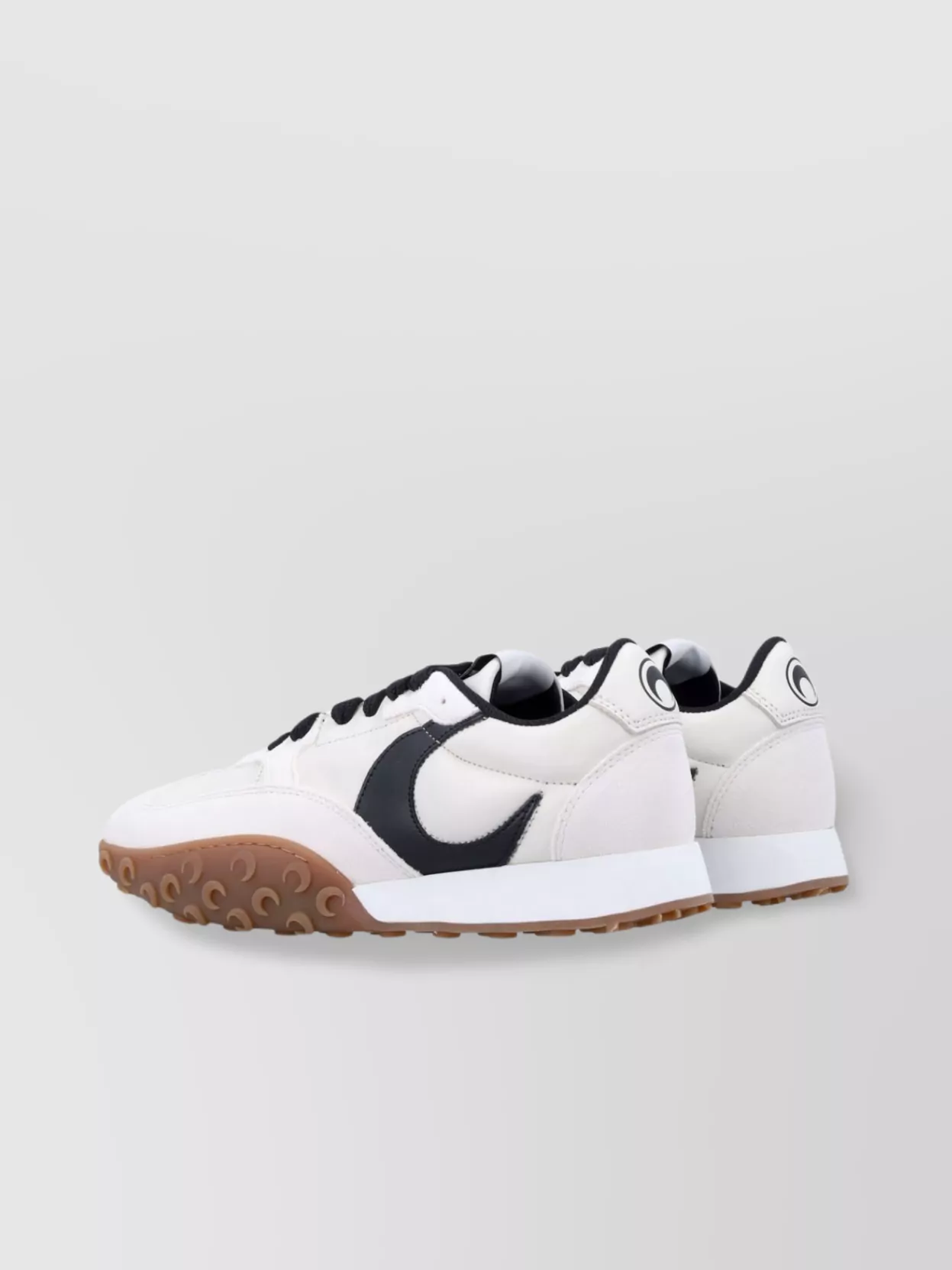 Marine Serre Wave Pattern Leather Sneaker
