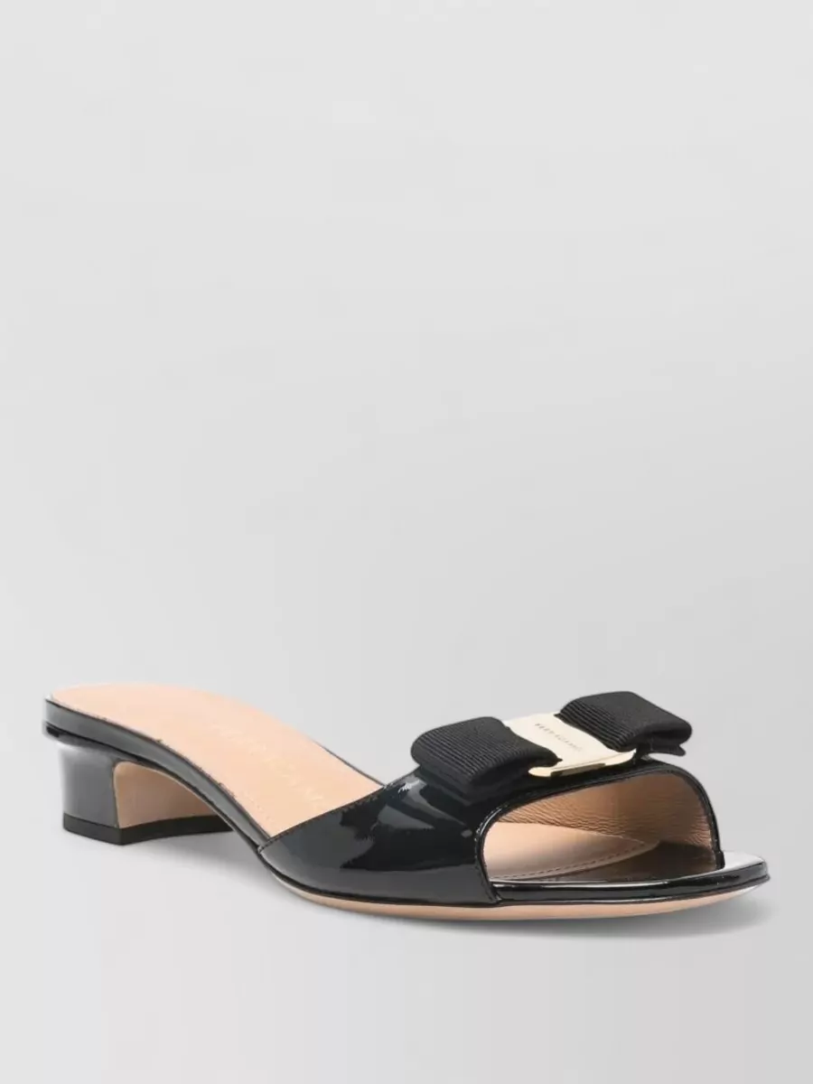Ferragamo leather mules