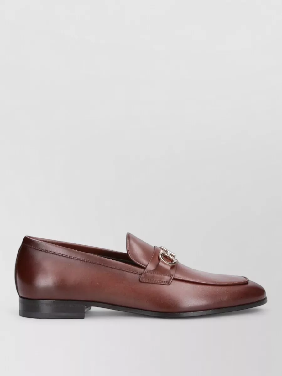 Ferragamo leather loafers