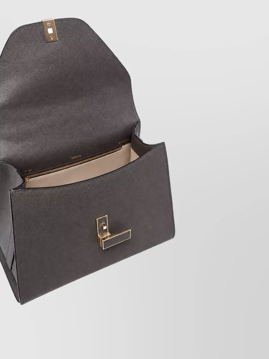 Valextra Iside Medium Leather Shoulder Bag