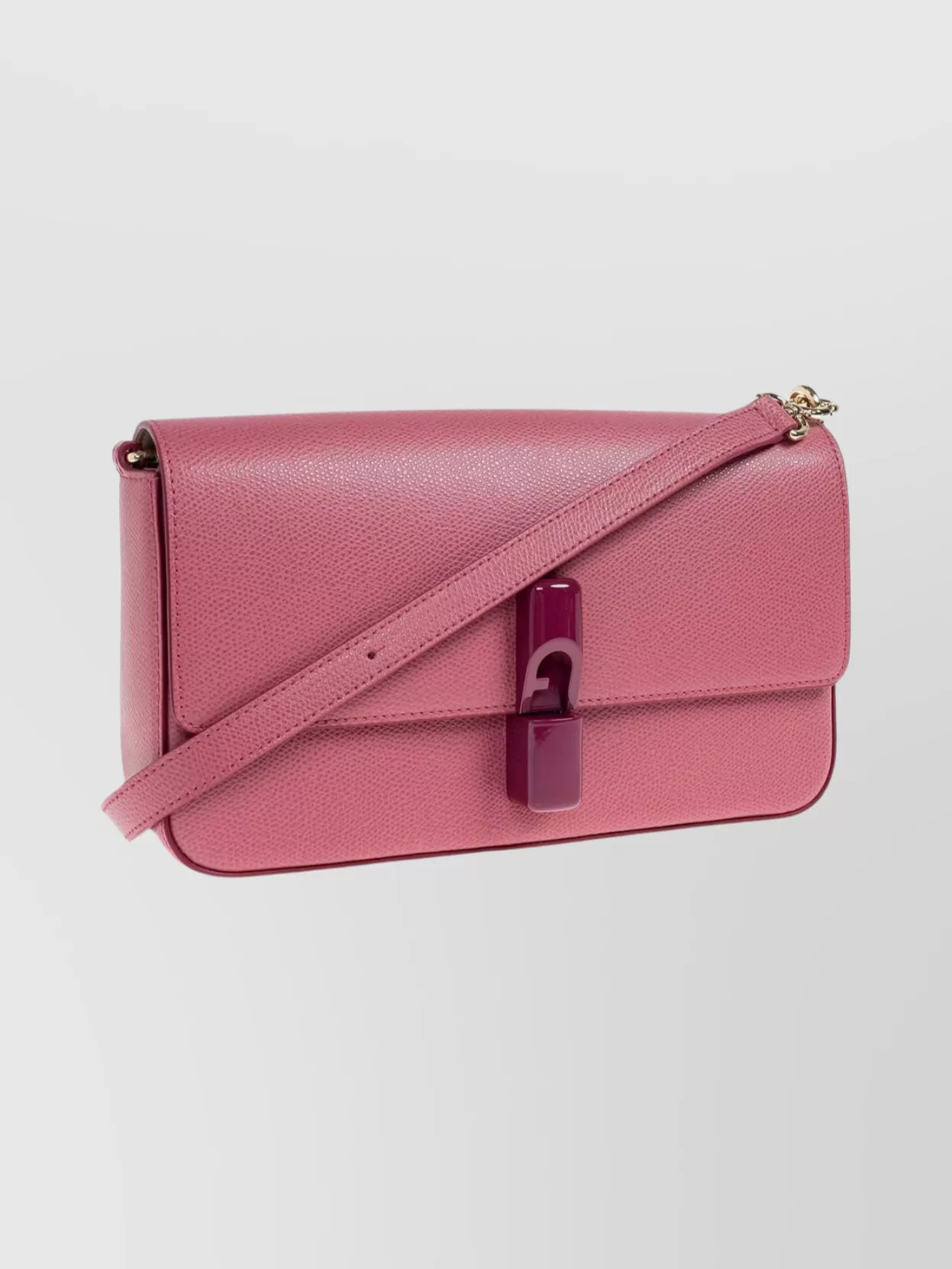 Furla Textured Cross-Body Bag Adjustable Strap