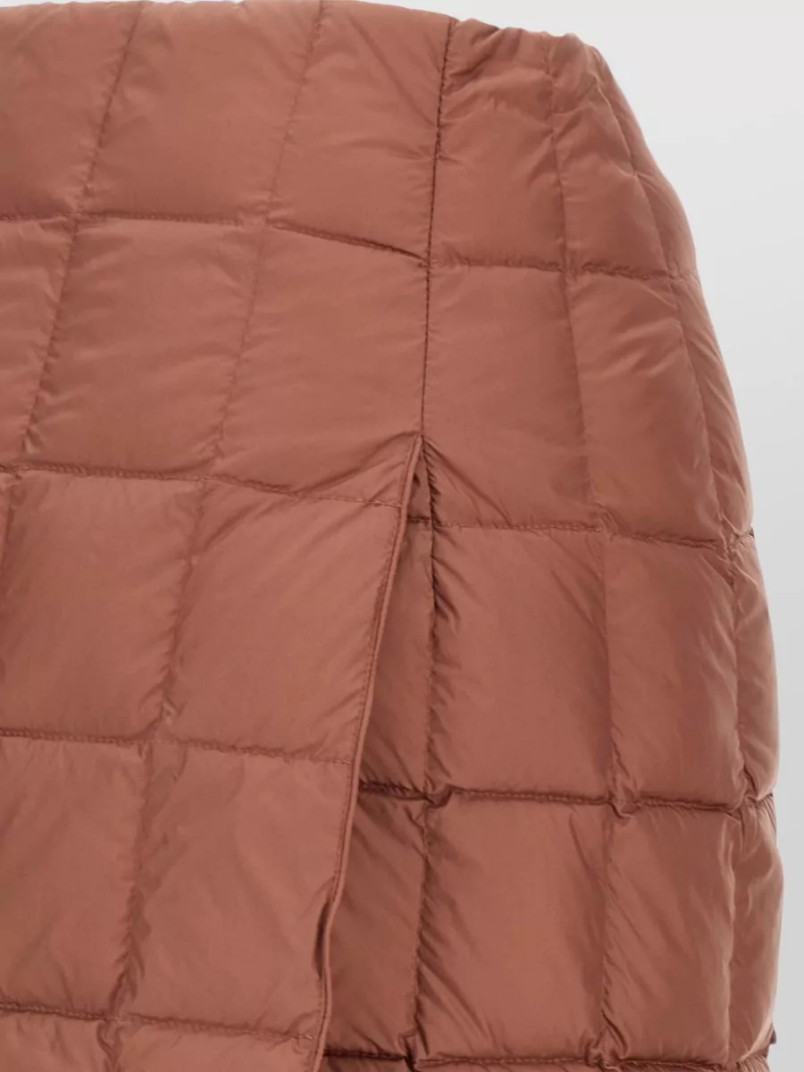 Ienki Ienki Quilted Down High-Rise Mini Wrap Skirt