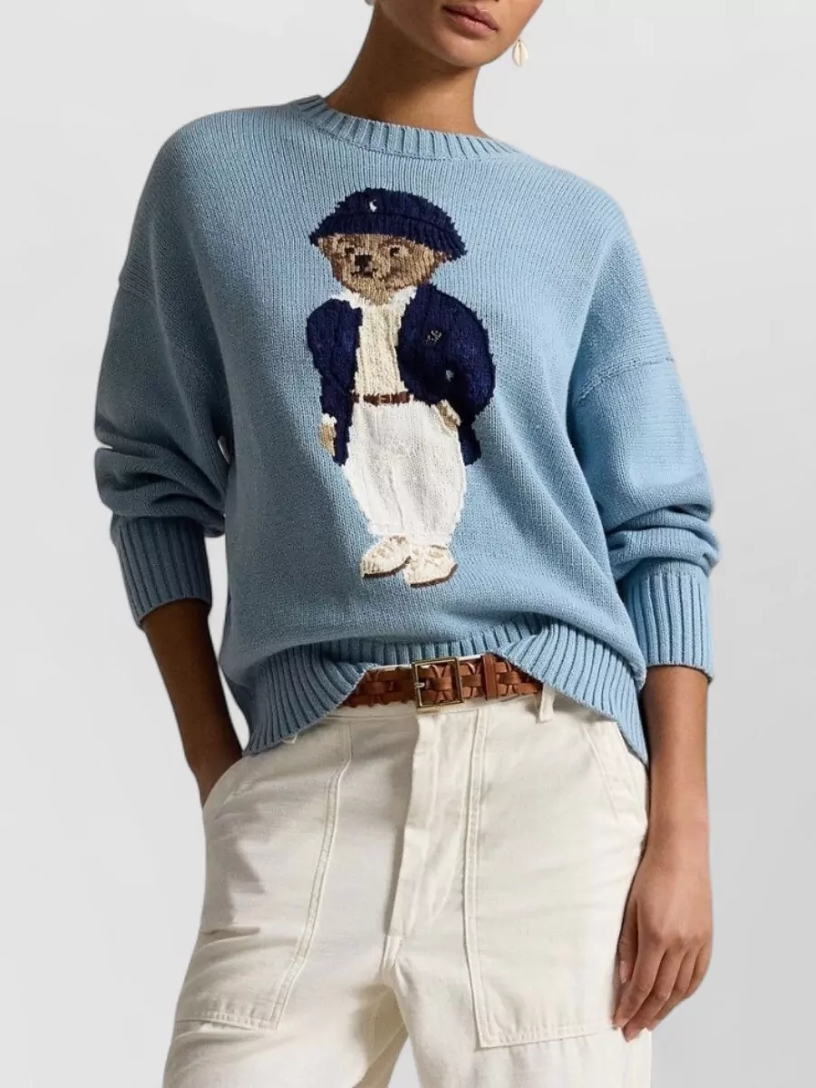 Polo Ralph Lauren Ribbed Oversized Cotton Sweatshirt