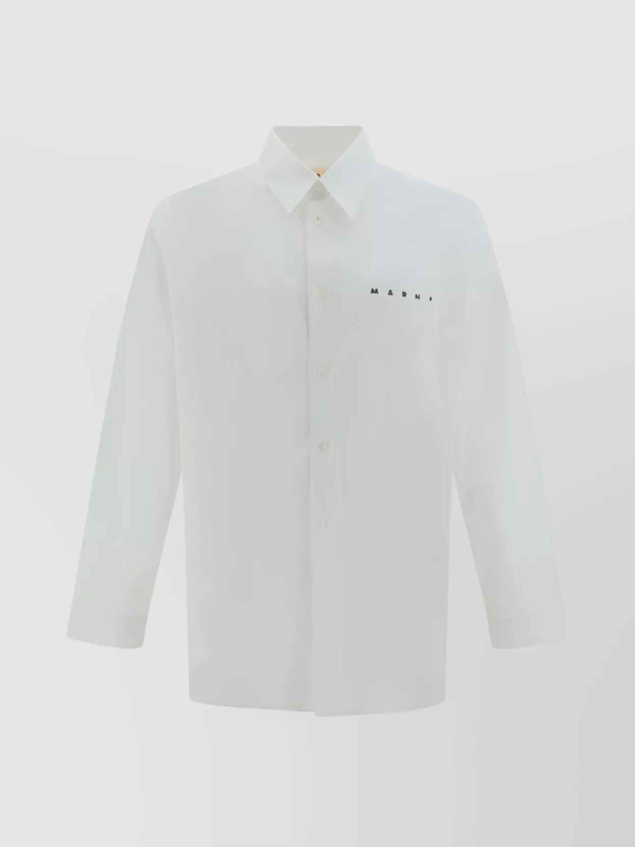 Marni Collar Front Patch Pocket Monochrome Shirt
