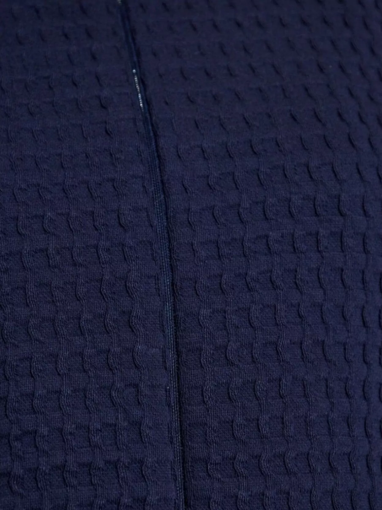 Emporio Armani Quilted Crew Neck Cotton Blend Jacket