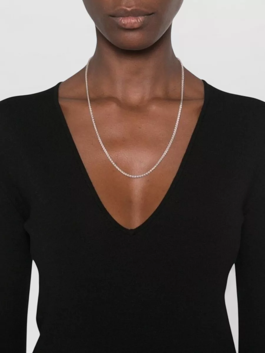 Totême Ribbed Slim-Fit V-Neck Knitted Top