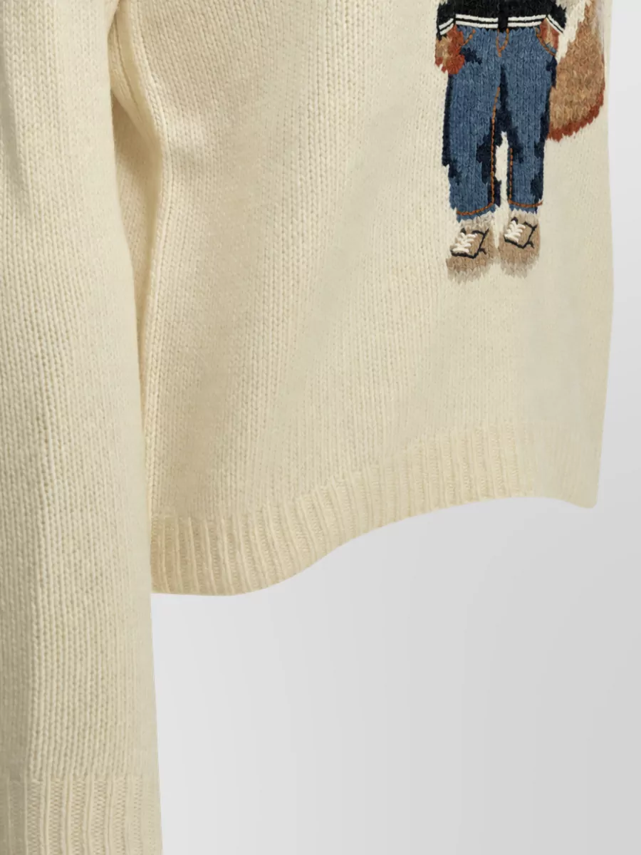 Maison Kitsuné Wool Crew-Neck Sweater