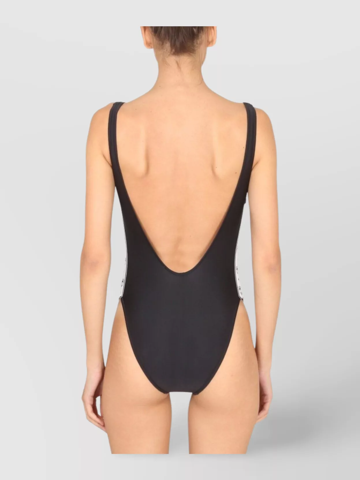 Chiara Ferragni High-cut Legs Scoop Neckline Swimsuit