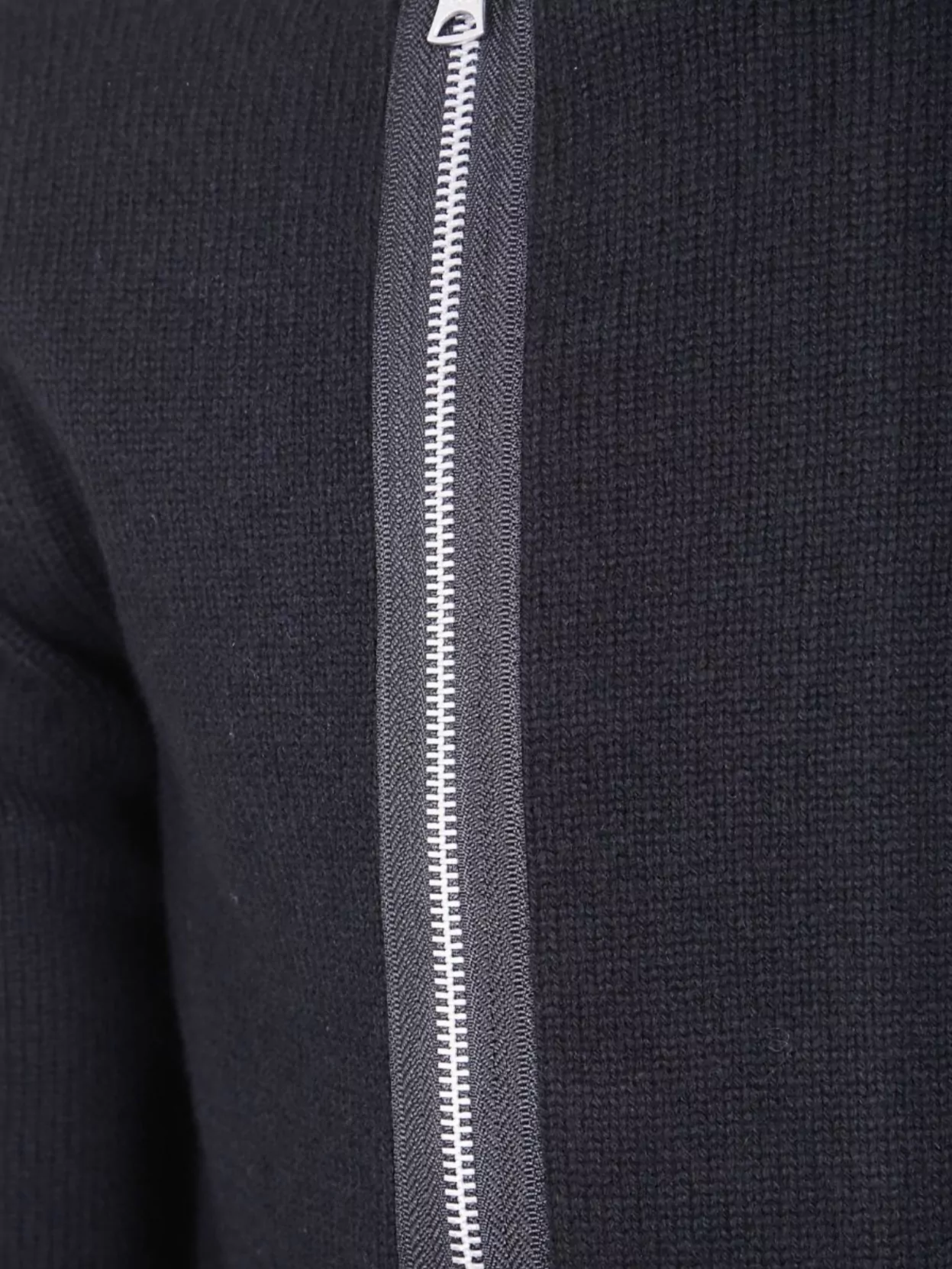 Sacai Knit Blouson In Wool