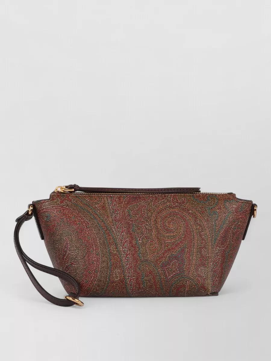 Etro Arnica Mini Jacquard Clutch Bag