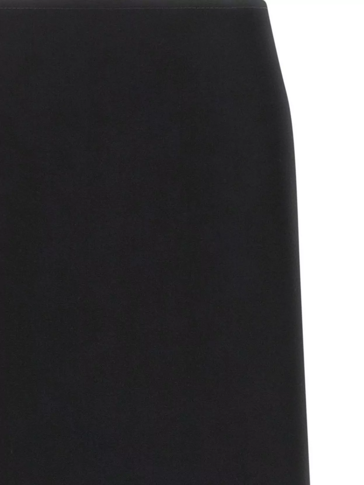 Fendi Ruffled Hem Skirt In Grain De Poudre