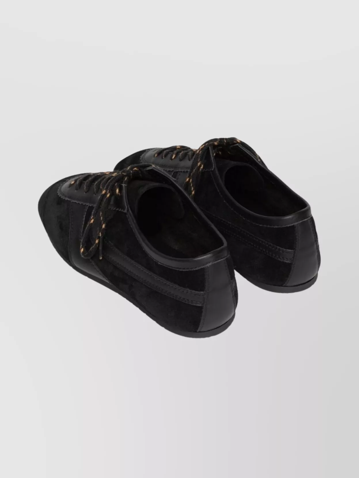 Dries Van Noten Suede Low Top Sneakers With Rubber Sole