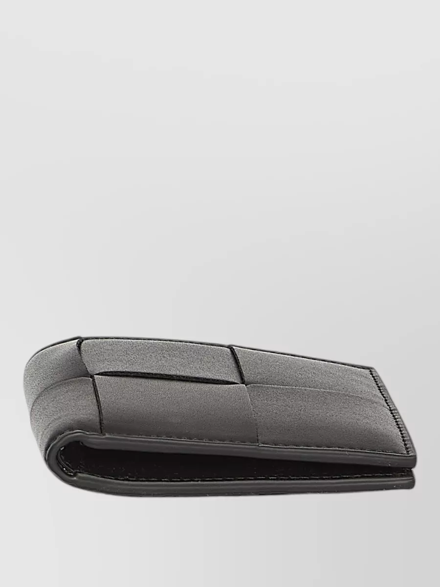 Bottega Veneta Cassette Bi Fold Wallet Intrecciato Leather