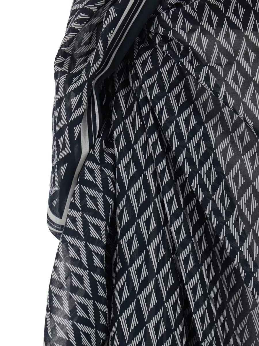 Tom Ford Cotton Asymmetric Printed Pareo