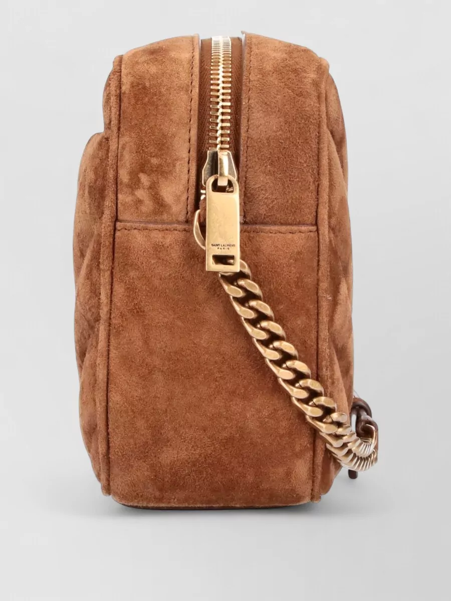Saint Laurent Loulou Suede Cross-Body Bag