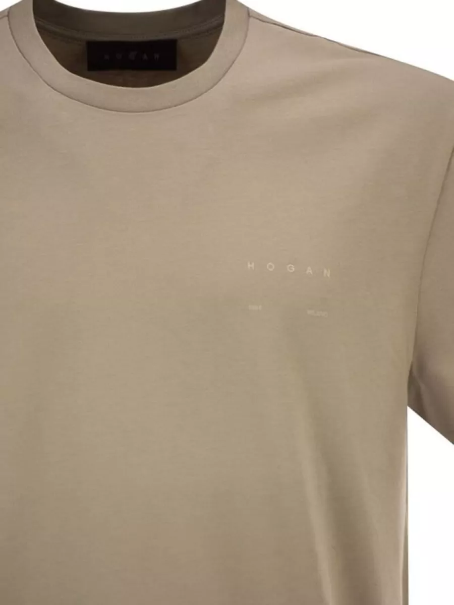 Hogan Cotton Crew-Neck T-Shirt