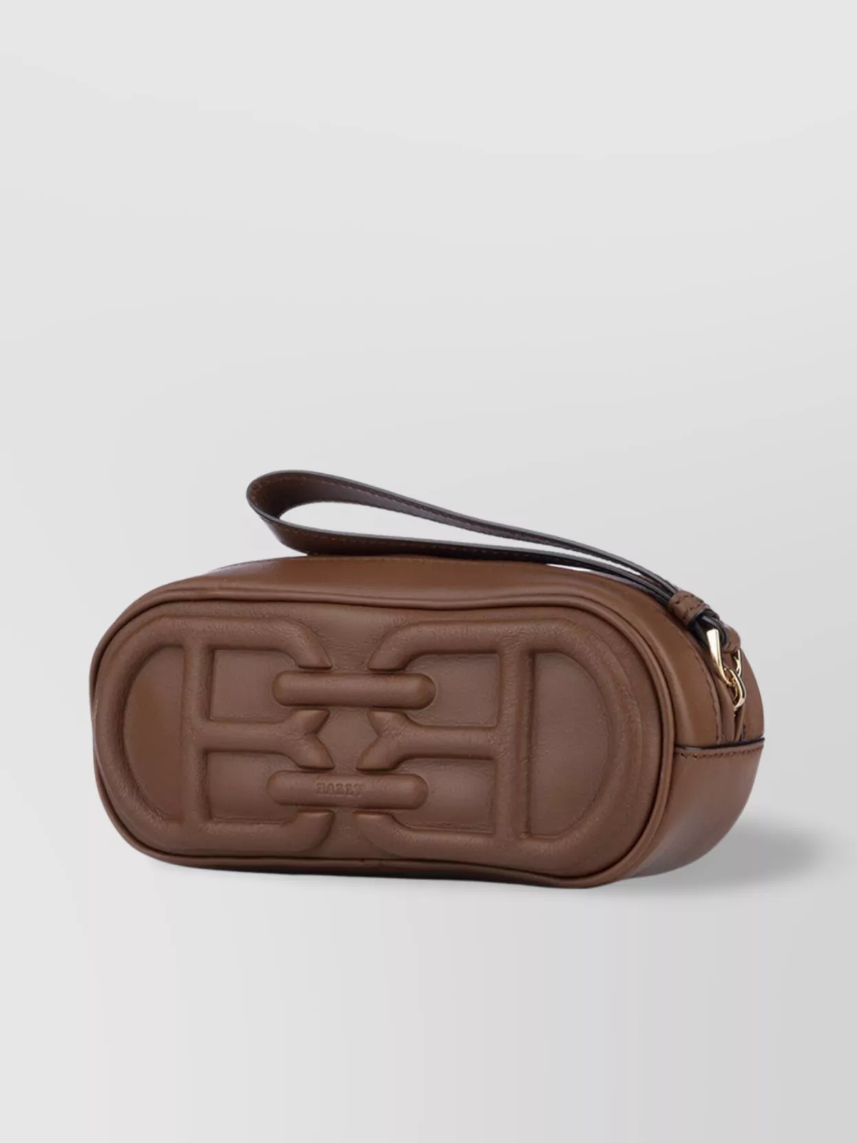 Bally Oval Shape Crossbody Bags With Wrist Strap
