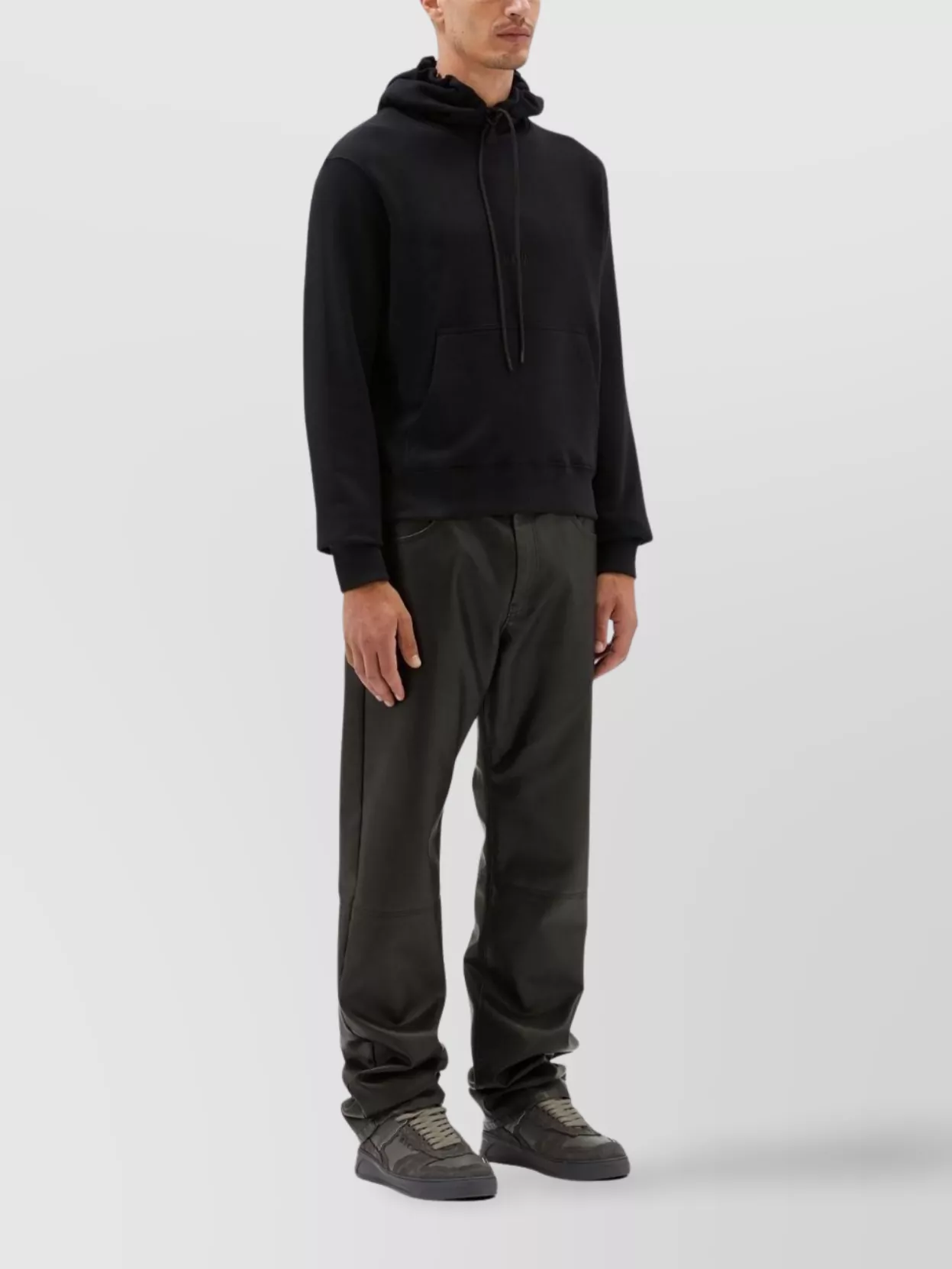 Msgm Hooded Sweatshirt Pouch Pocket