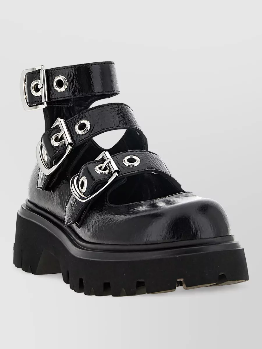 Vivienne Westwood leather bacchus mary jane boots