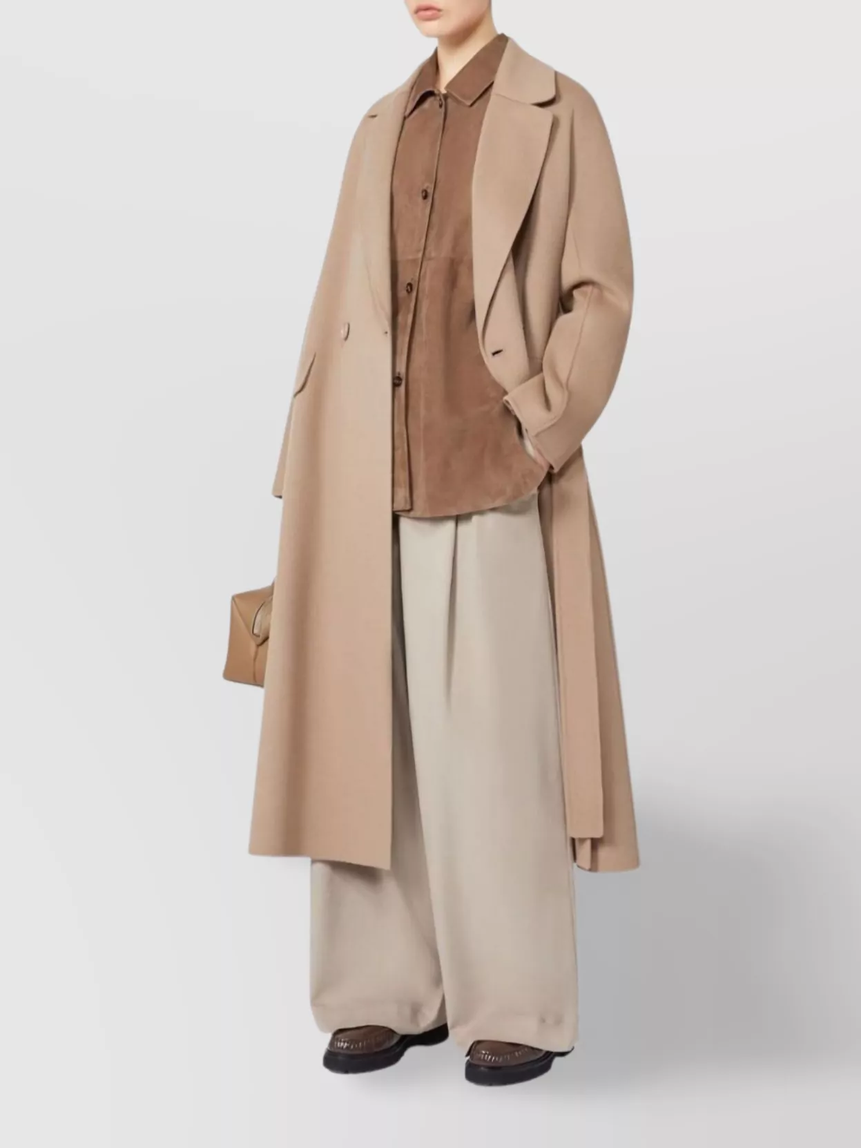 S Max Mara Tailored Trousers With Pleated Design And Pockets