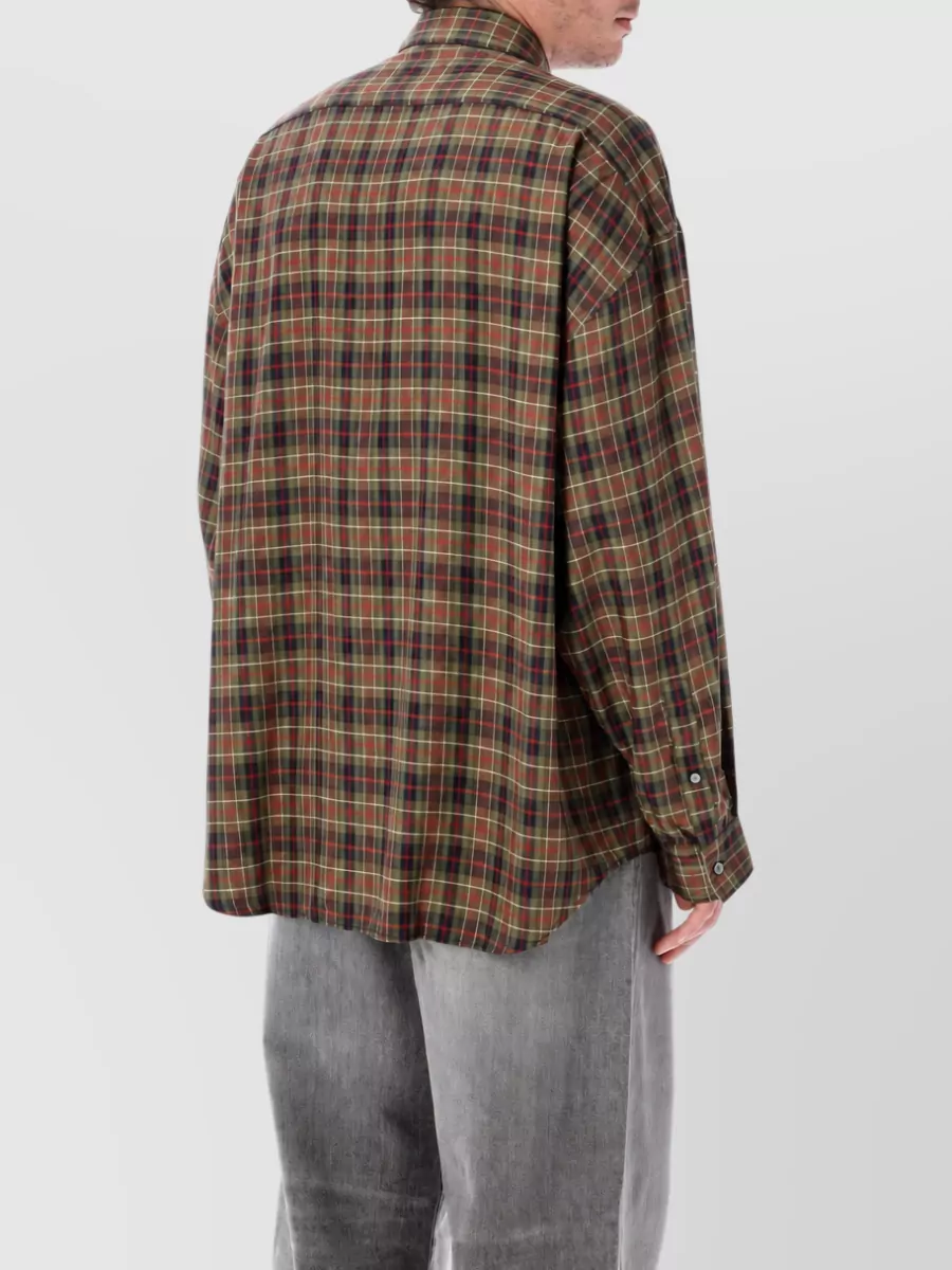 Acne Studios Checked Relaxed-Fit Long-Sleeve Shirt