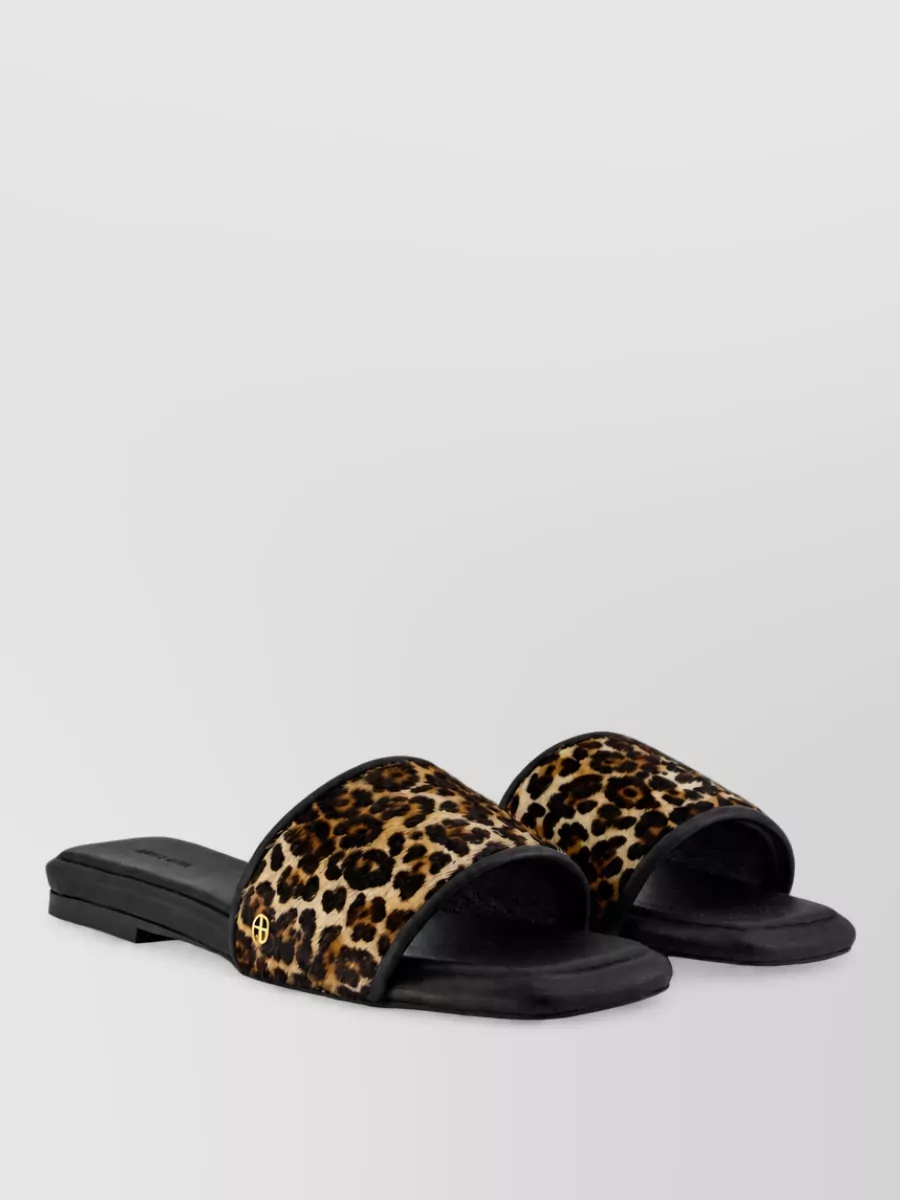Anine Bing leather slides