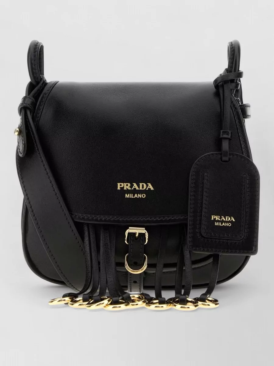Prada leather cross-body bag