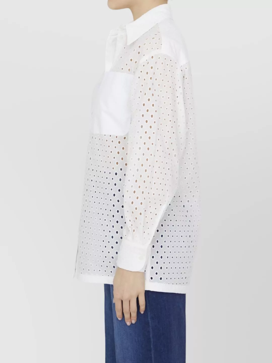 Kenzo Eyelet Design Cotton Shirt