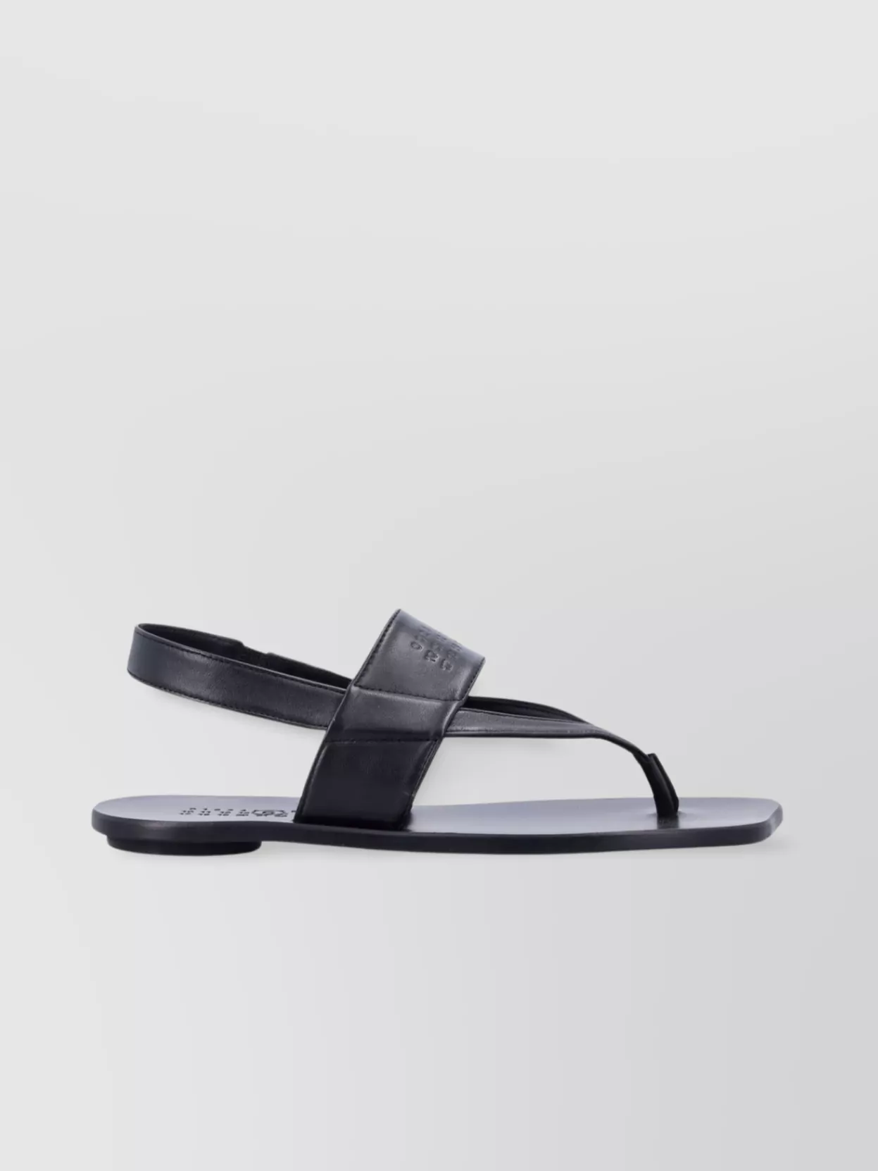Shop Mm6 Maison Margiela Flat Sole Open Toe Strappy Sandals