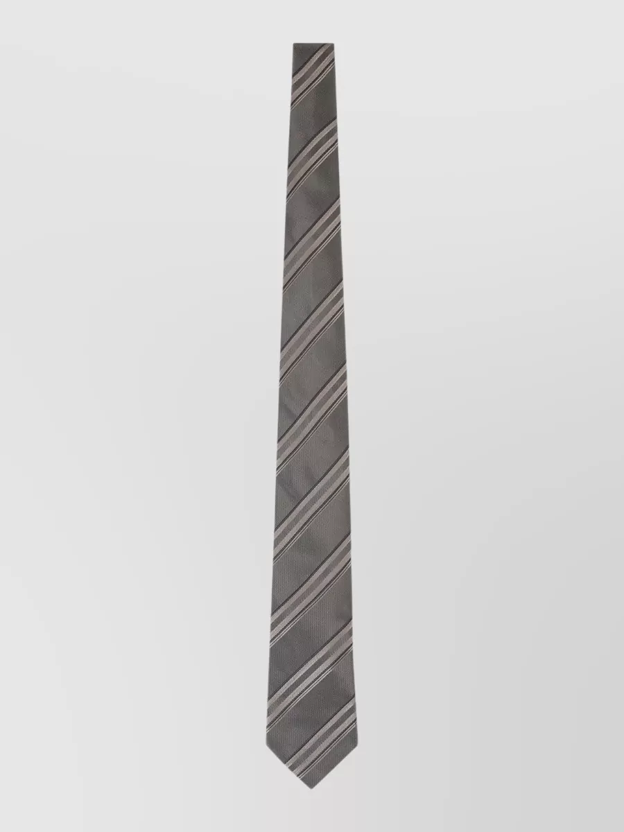 Brunello Cucinelli silk striped tie