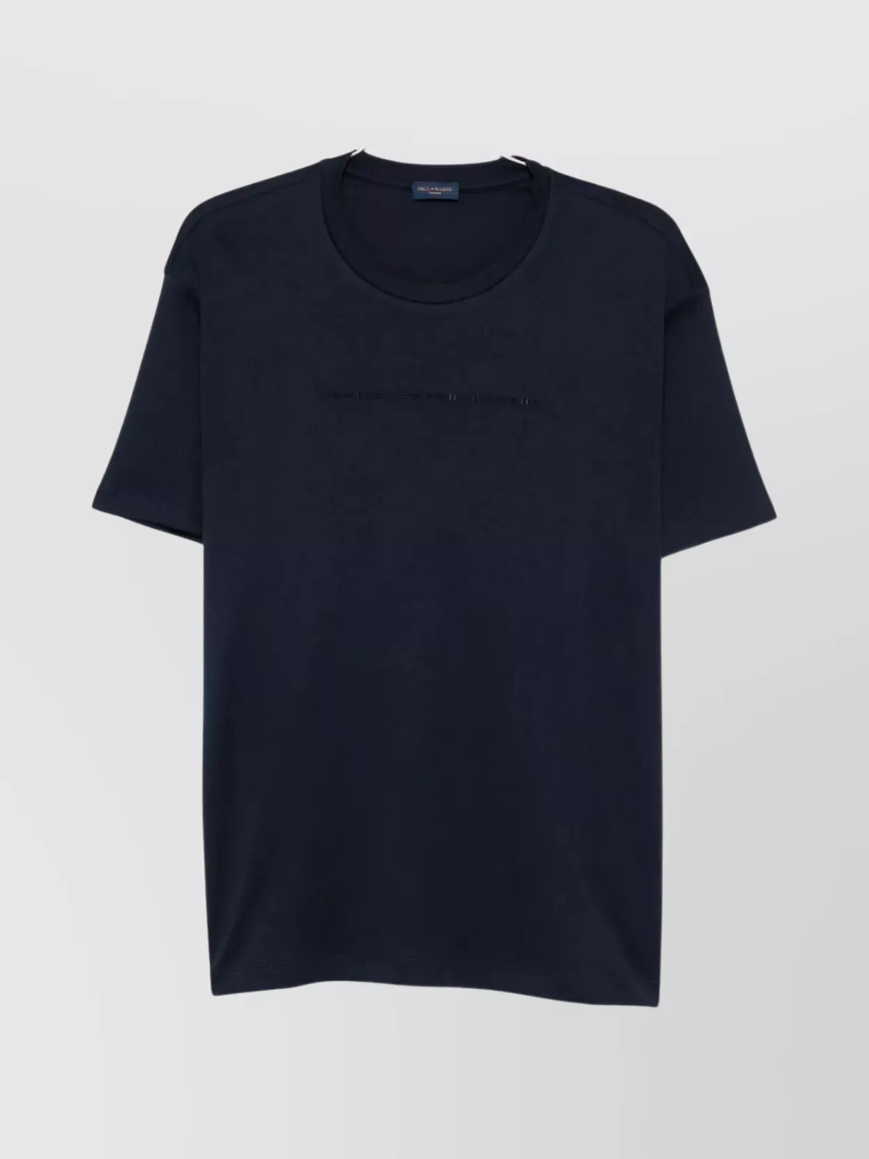 Paul & Shark Cotton T-shirt With Patch Clothing In Black