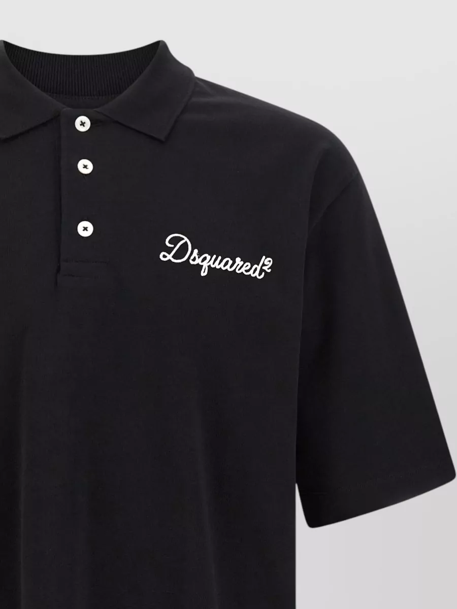 Dsquared2 Signature Logo Polo Shirt Short Sleeves