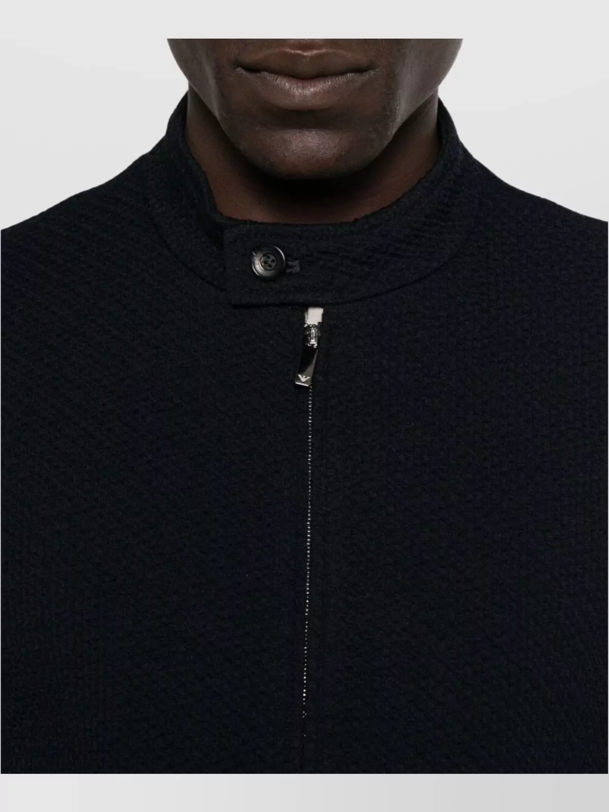 Emporio Armani Wool Blend Blouson Jacket