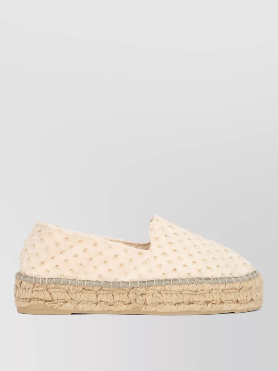 Manebi Raffia Platform Espadrilles