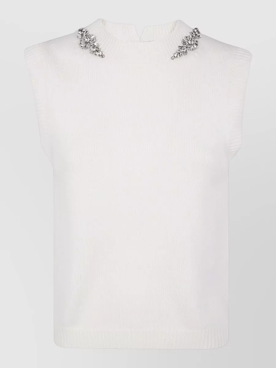 Semicouture cashmere wool vest