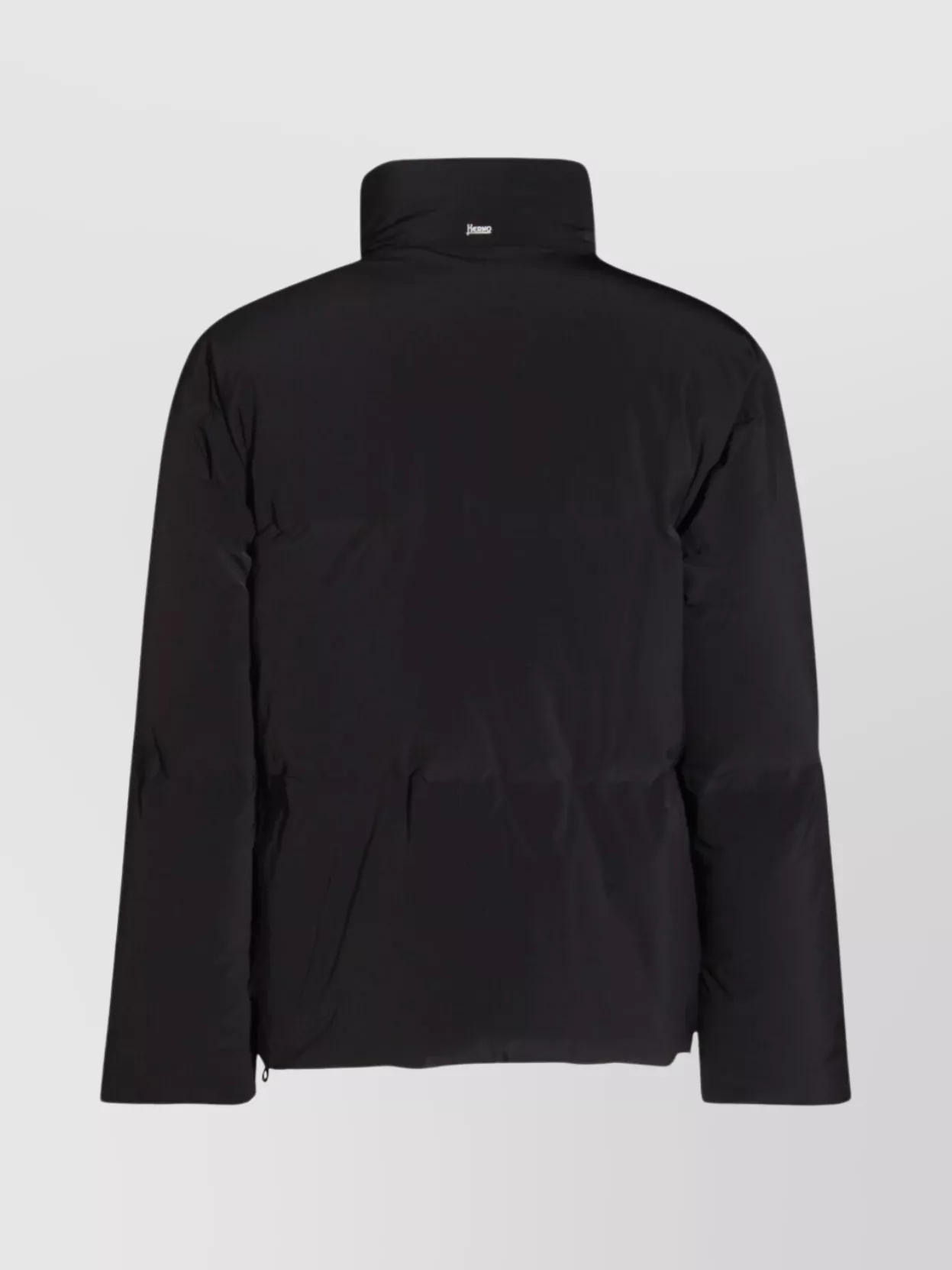 Herno Insulated Jackets With High Collar And Pockets In Black