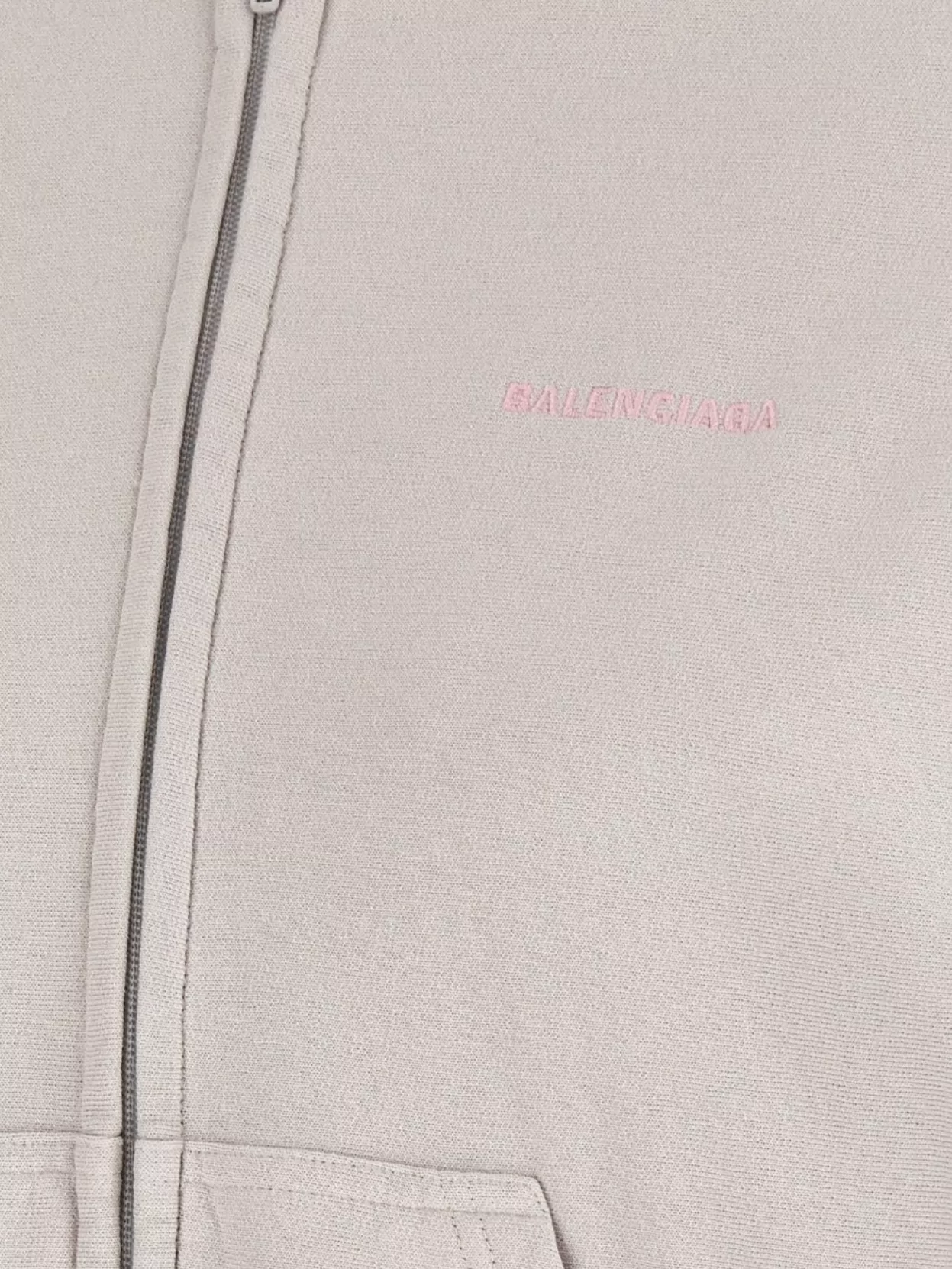 Balenciaga Embroidered Logo Hooded Sweatshirt