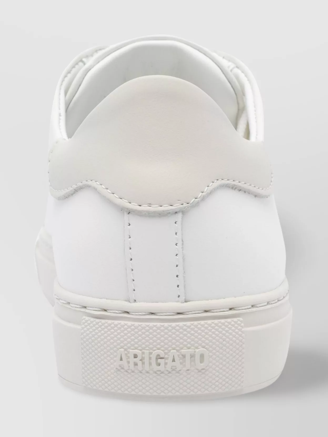Axel Arigato Round Toe Leather Sneakers With Embroidered Side