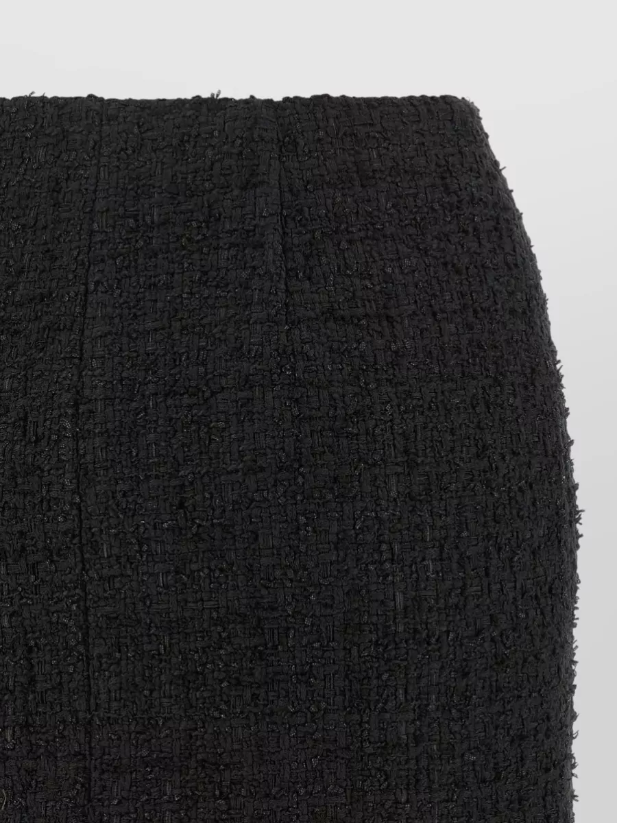 Balmain Bouclé High-Rise Mini Skirt