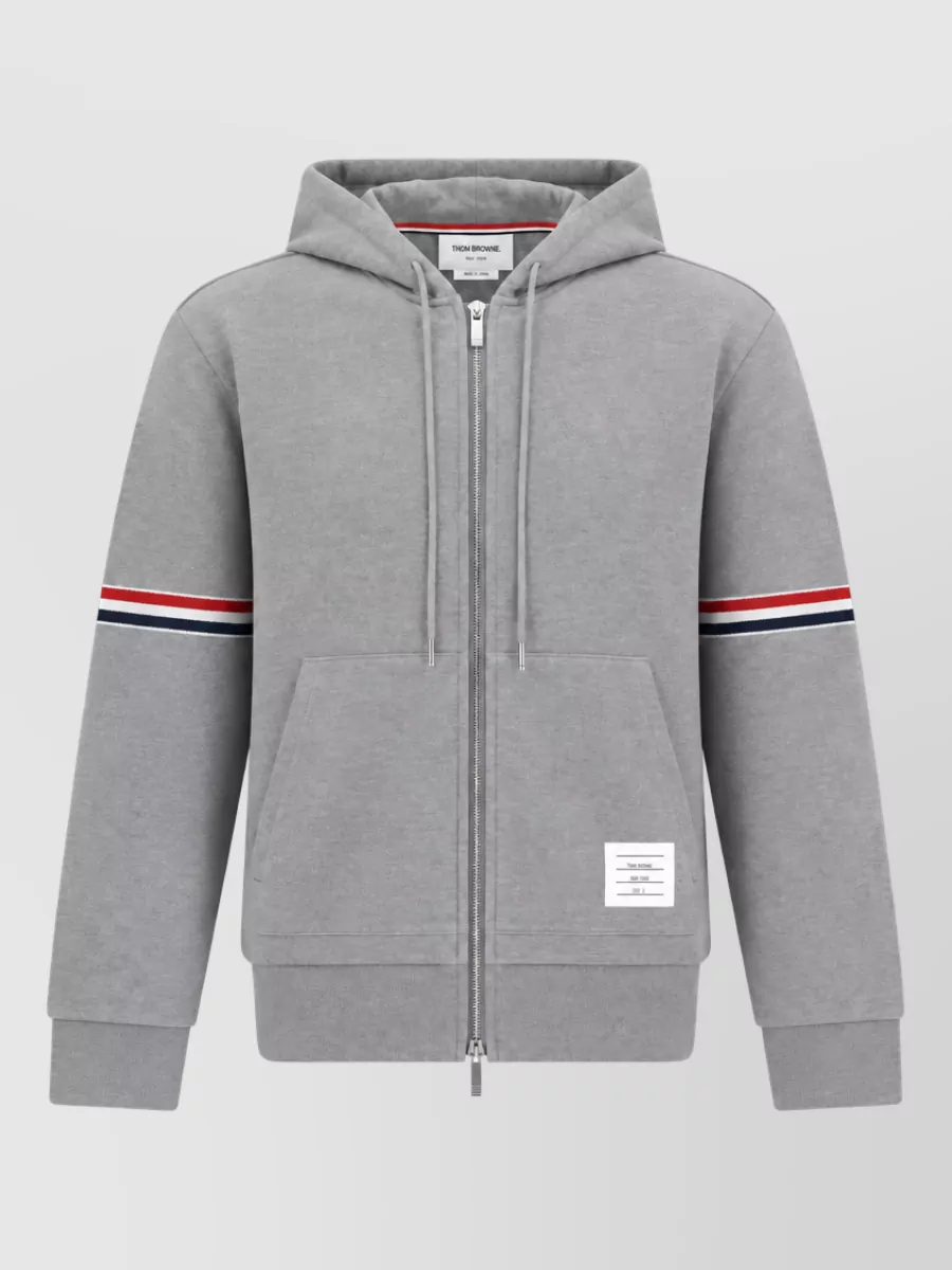 Thom Browne Cotton zip up hoodie
