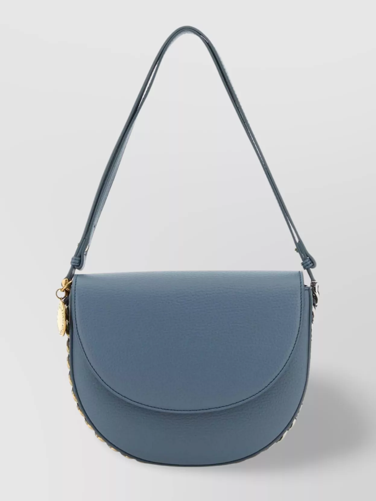 Shop Stella Mccartney Medium Frayme Shoulder Bag With Chain Strap